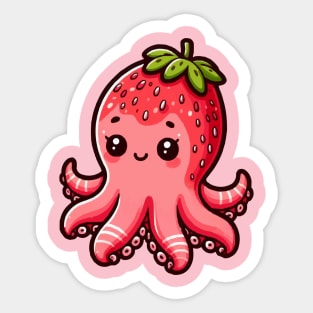 super-cute octoberry Sticker